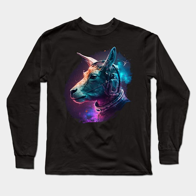 kangaroo Long Sleeve T-Shirt by a cat cooking